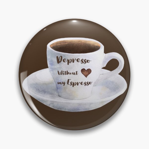 Artikelvorschau, Depresso ohne meinen Espressokaffee entworfen und verkauft von Wordsmith-Wear.