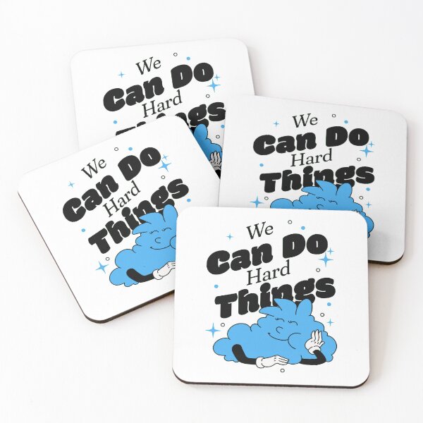 Item preview, We Can Do Hard Things designed and sold by PopPizzazz.