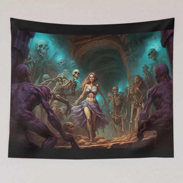 Item preview, Delve Deep into the Cursed Catacomb designed and sold by JLCableStudio.