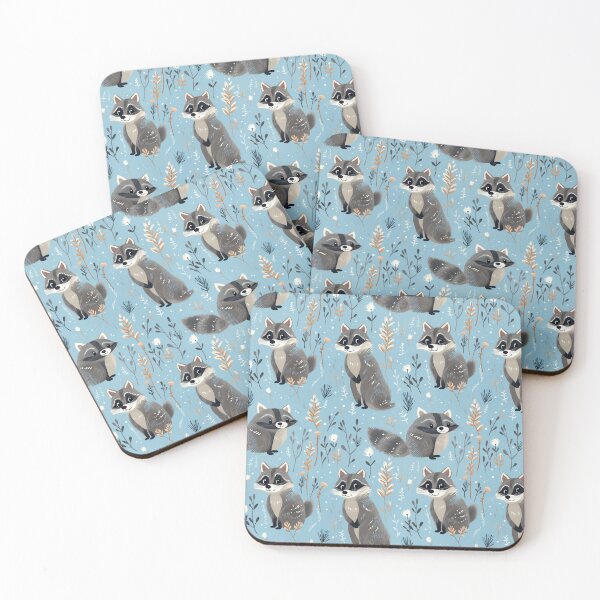 Item preview, Playful Raccoons designed and sold by EvokeArtisan.