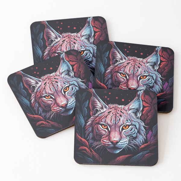 Item preview, Red Lynx Painting designed and sold by AnimalLover4eva.