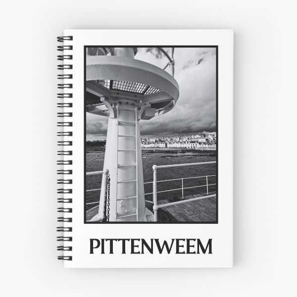 Item preview, Pittenweem Lighthouse in black and white designed and sold by S-and-W-4ever.