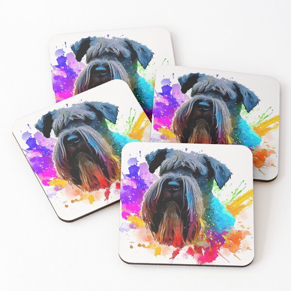 Item preview, Giant Schnauzer Splash Art designed and sold by The Digital Compass.
