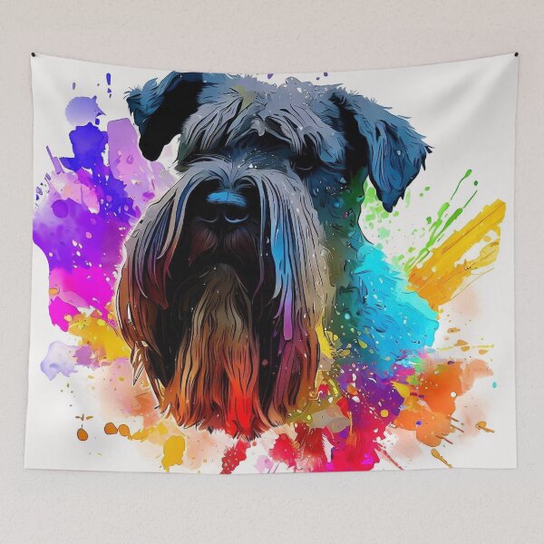 Item preview, Giant Schnauzer Splash Art designed and sold by The Digital Compass.