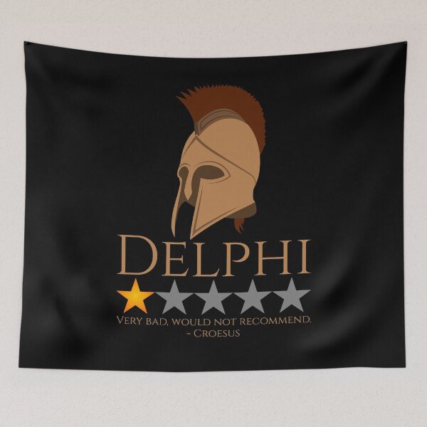 Item preview, Meme de la historia griega antigua - Delfos - Oráculo de Apolo designed and sold by Styrman.
