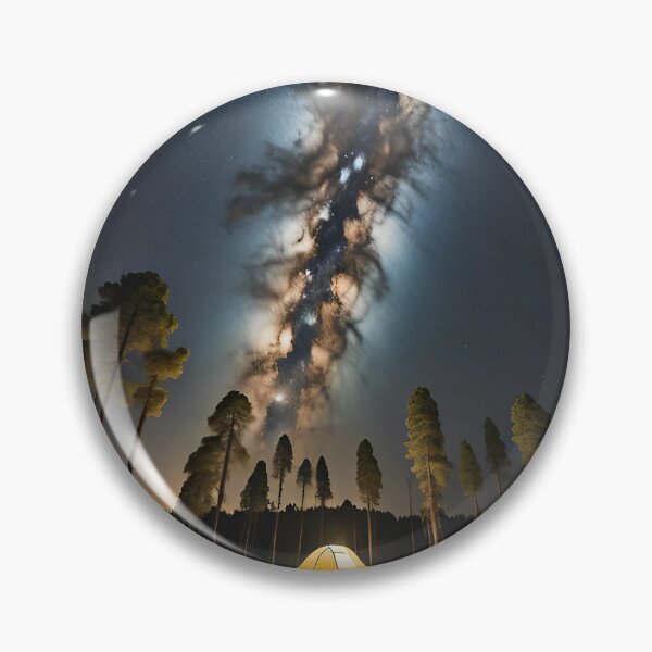 Item preview, Camping under a starry sky designed and sold by Thiago Pando.