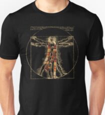 Da Vinci Meets the Doctor (Dark colors) Unisex T-Shirt