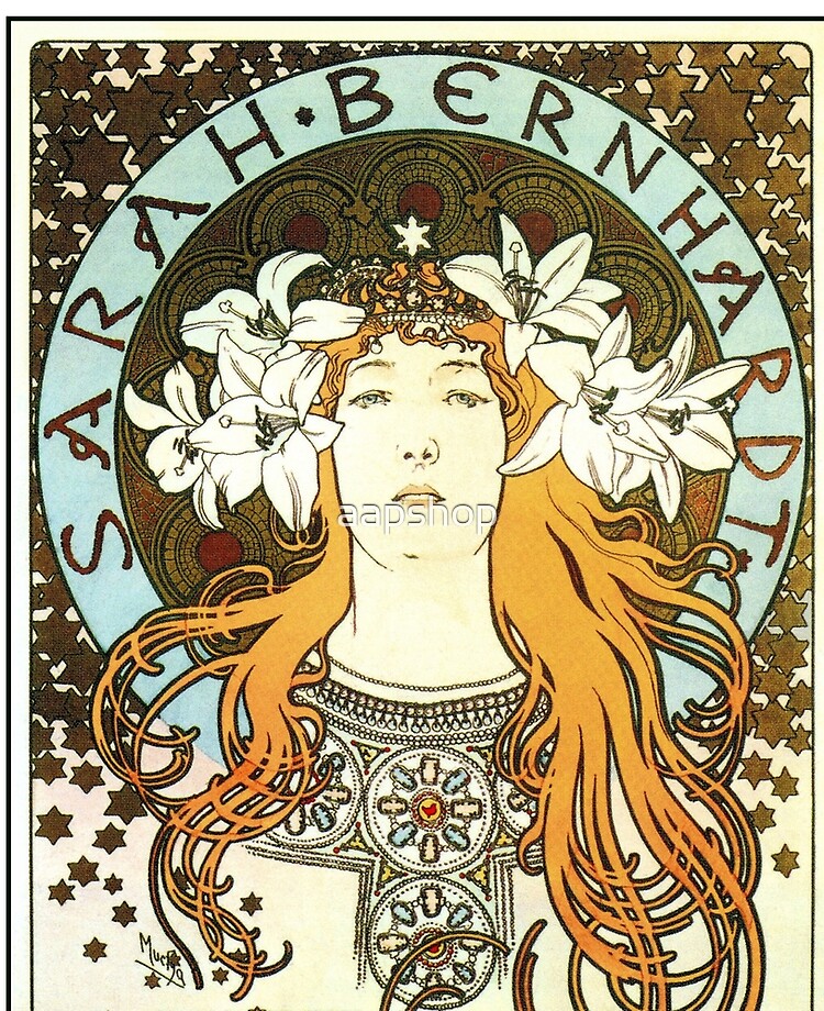 Vintage Art Nouveau Alfons Mucha Sarah Bernhardt Ipad Case Skin By pshop Redbubble