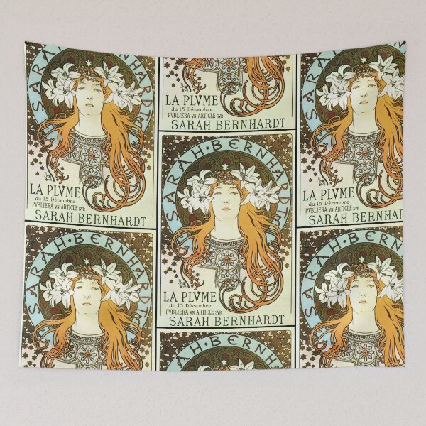 Item preview, Vintage art nouveau Alfons Mucha Sarah Bernhardt designed and sold by aapshop.