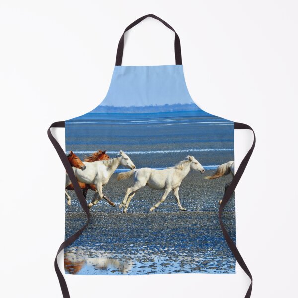Item preview, Horses at low tide on beach designed and sold by Mark Grimsley.
