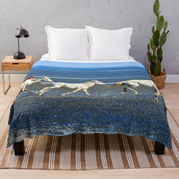 Item preview, Horses at low tide on beach designed and sold by Mark Grimsley.