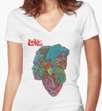 Love - Forever Changes Women's Fitted V-Neck T-Shirt