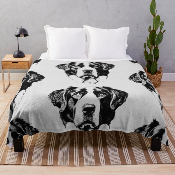 Item preview, Saint Bernard T-shirt Art Sticker designed and sold by allthis.