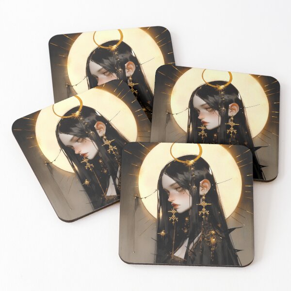Item preview, Cool Sun Halo Goth Anime Girl designed and sold by bubblegoth.