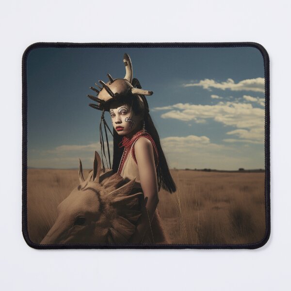 Item preview, Beautiful Martian Maiden w Ceremonial Mask designed and sold by Peter LOPEZ.