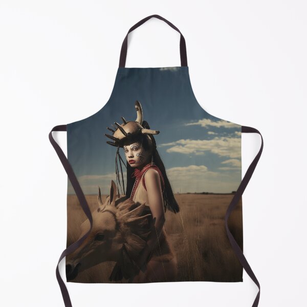 Item preview, Beautiful Martian Maiden w Ceremonial Mask designed and sold by Peter LOPEZ.