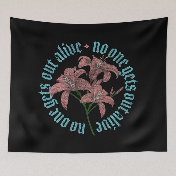 Item preview, No One Gets Out Alive designed and sold by TypesetStudio.