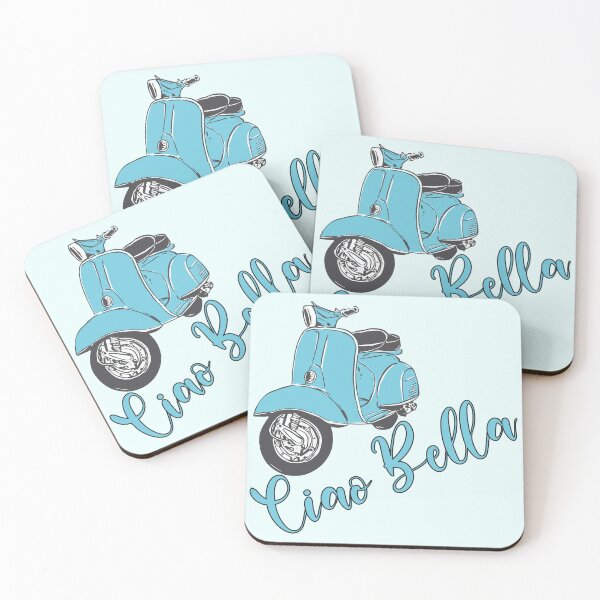 Item preview, Scooter Ciao Bella | Ilustración Amante De La Scooter - designed and sold by PurpleLoveStore.