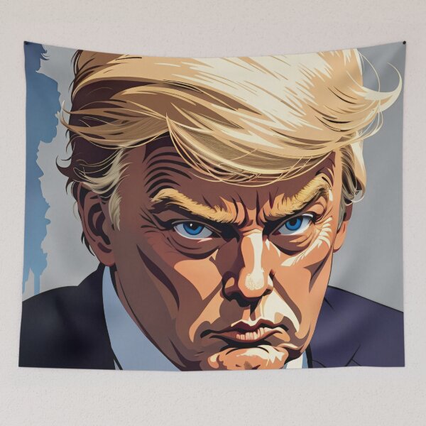 Item preview, Cartoon Inspired Trump Mugshot designed and sold by ElLocoMus.