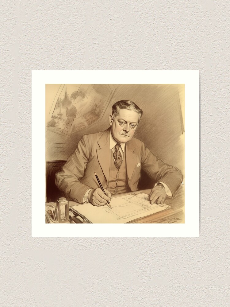 Selling Art Print Of Lionel Barrymore