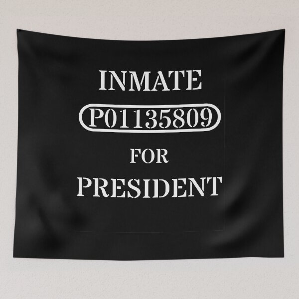 Item preview, Inmate P01135809 For President, Presidental Election Satire, 2024 Election designed and sold by Rroliver.