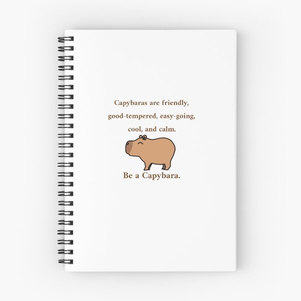 Item preview, Capybaras are friendly, good-tempered, easy-going, cool, and calm. Be a capybara. designed and sold by Capy-Designs.