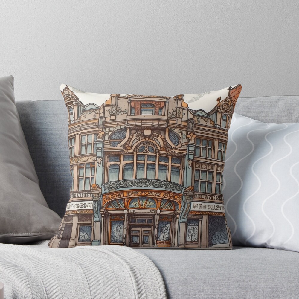 Item preview, Throw Pillow designed and sold by ComicsFactory.