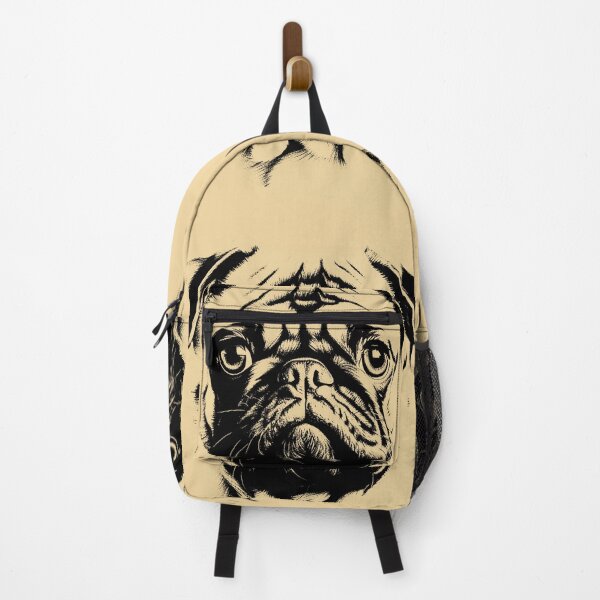 Item preview, Pug T-shirt Art Sticker designed and sold by allthis.