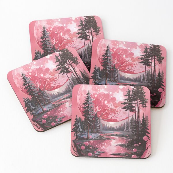 Item preview, Pink moon river designed and sold by Snorter.
