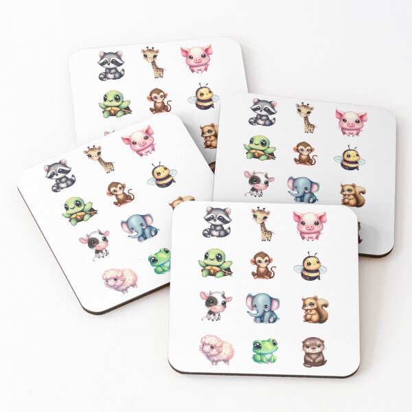Item preview, Cute Animals Pack Set designed and sold by AmeliArtwork.