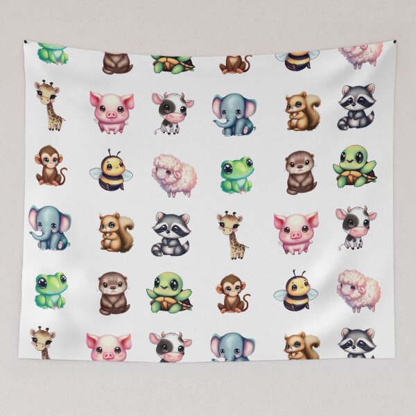 Item preview, Cute Animals Pack Set designed and sold by AmeliArtwork.