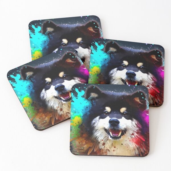 Item preview, Karelian Bear Dog Splash Art designed and sold by The Digital Compass.