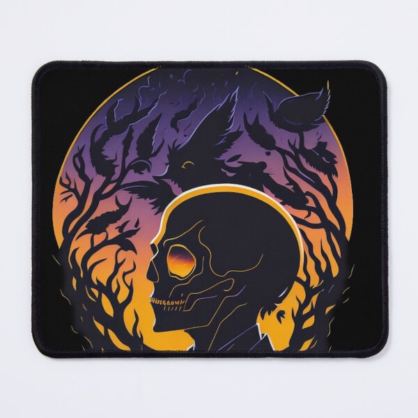 Item preview, Sunset Skull designed and sold by MadeleinesINK.
