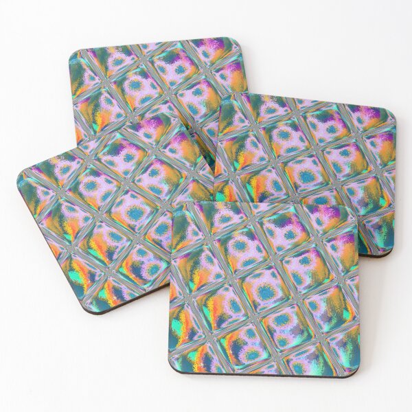 Item preview, Iridescent waffle pattern // designed and sold by Lillrose.