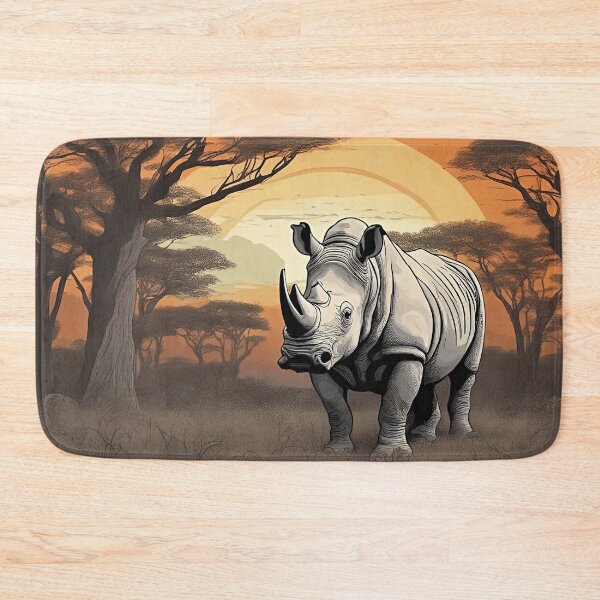 Item preview, White Rhino designed and sold by Tecno-Art-Land.