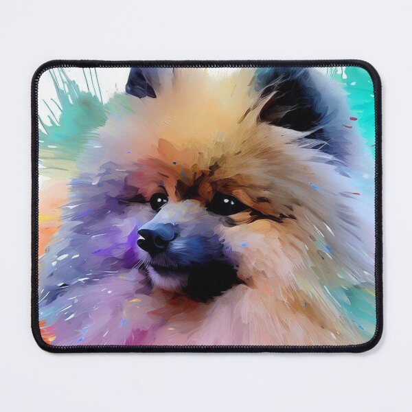 Item preview, Keeshond Splash Art designed and sold by The Digital Compass.