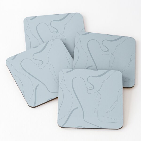 Item preview, Copia de Minimalistic blue and white abstract pattern designed and sold by CosasAutenticas.