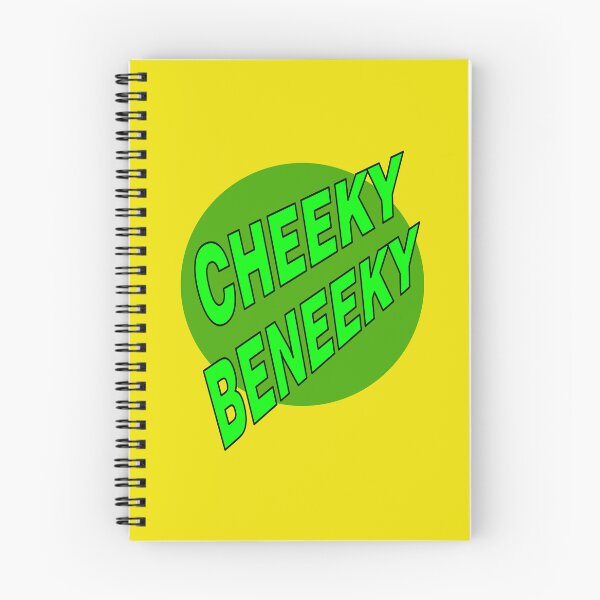 Item preview, Cheeky Beneeky, Green Bold Font on Green Circle designed and sold by AASparksDesigns.