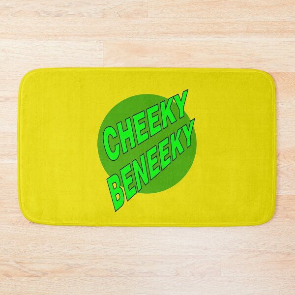 Item preview, Cheeky Beneeky, Green Bold Font on Green Circle designed and sold by AASparksDesigns.