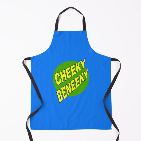 Item preview, Cheeky Beneeky, Yellow Bold Font on Green Circle designed and sold by AASparksDesigns.