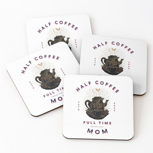 Item preview, Mom fuel, half coffe full time mom designed and sold by Top-Bot.