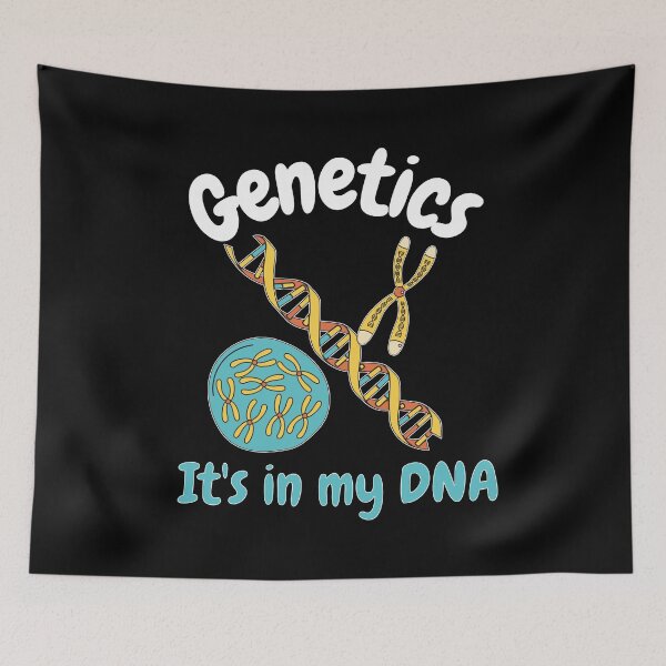 Item preview, Genetics is in my DNA, funny biology and genetics pun designed and sold by NoetherSym.