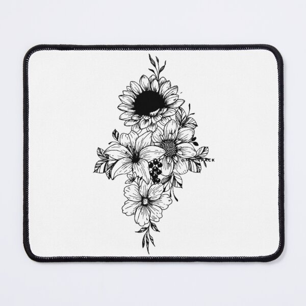 Item preview, flowers scribbles designed and sold by Scribbles Aboo.