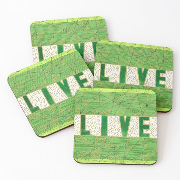 Item preview, Green LIVE designed and sold by InspiringLines.