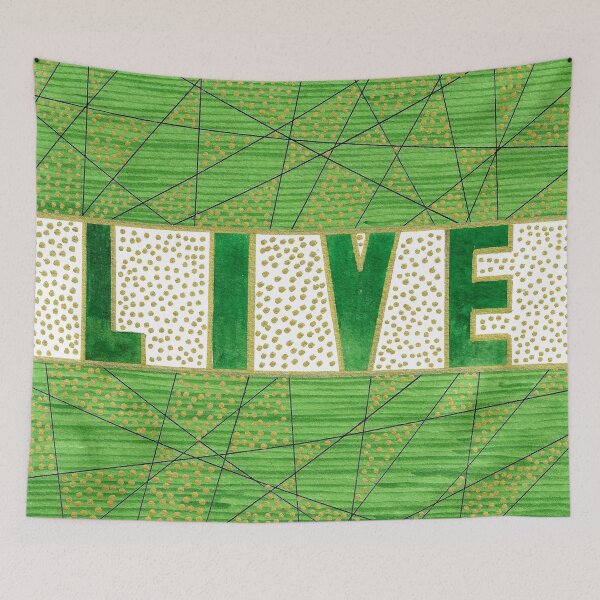 Item preview, Green LIVE designed and sold by InspiringLines.