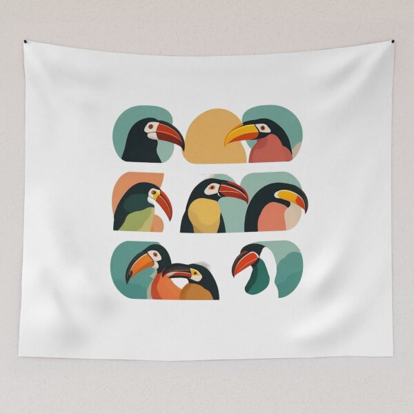 Item preview,  Check out this beautiful print of toucans, they could be in your wardrobe right now! designed and sold by Animalissima.