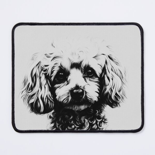Item preview, Bichon Poodle T-shirt Art Sticker designed and sold by allthis.