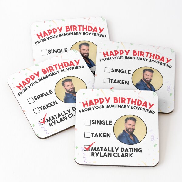 Item preview, Relationship status - Mentally Dating Rylan Clark - Birthday card designed and sold by POPCulturejb.