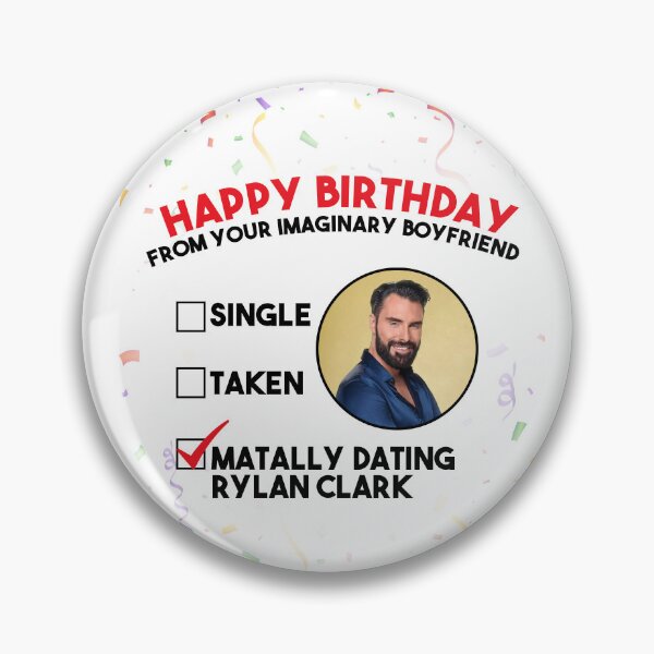 Item preview, Relationship status - Mentally Dating Rylan Clark - Birthday card designed and sold by POPCulturejb.