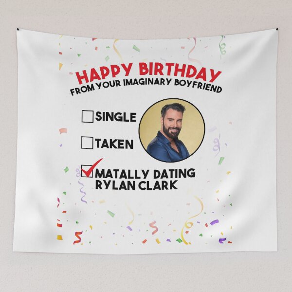 Item preview, Relationship status - Mentally Dating Rylan Clark - Birthday card designed and sold by POPCulturejb.